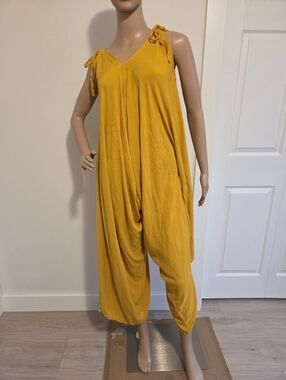 Mustard Yellow Harem Style Jumpsuit